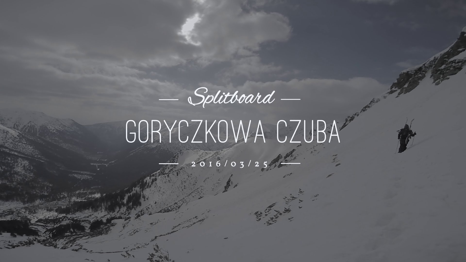 Splitboard z Kasprowego na Kopę Kondracką